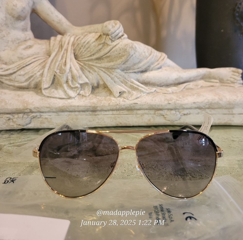 Kate Spade Amarissa Aviator Pilot Sunglasses Luxury Designer Celebrity #150 - Picture 5 of 10